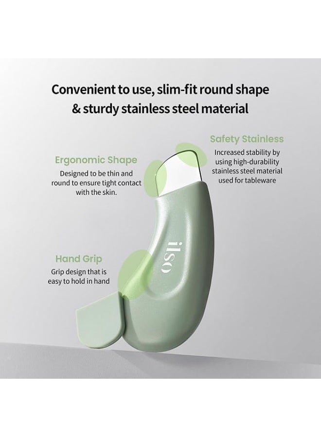 ilso أداة إزالة الرؤوس السوداء ILSO ديب كلين ماستر/آمنة ومصنوعة من السيليكون/يمكن استخدامها مع كريم الطين وزيت التنظيف (أداة احترافية لإزالة الرؤوس السوداء) - Image 2